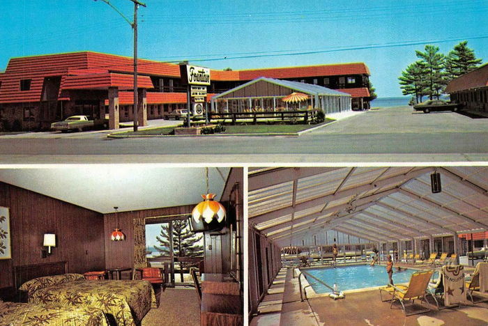 Fountain Motel (Days Inn) - Old Postcard View